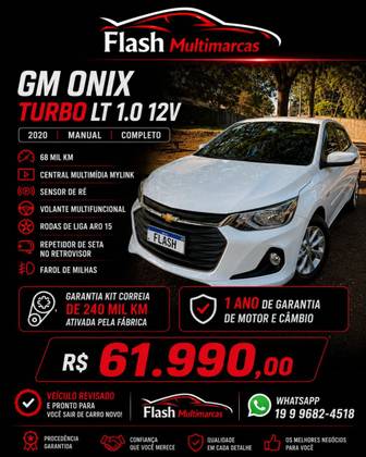 CHEVROLET ONIX 1.0 TURBO FLEX LT MANUAL